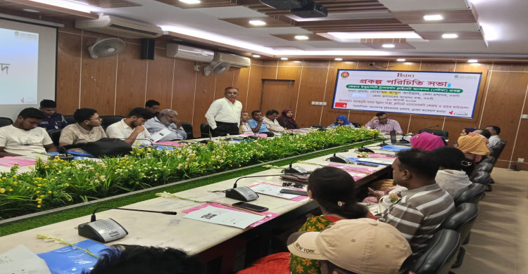 নওগাঁয় গেটকা প্রকল্পের অবহিতিকরণ সভা অনুষ্ঠিত