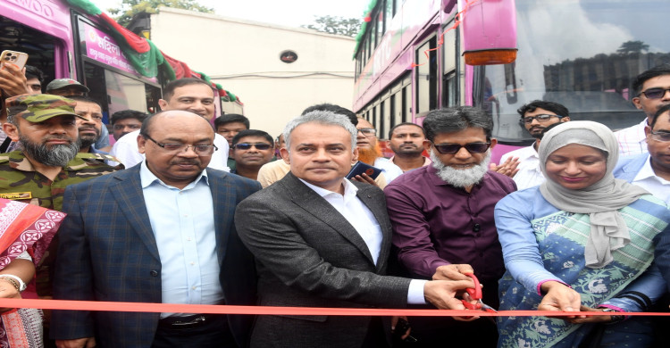 নারীদের নিরাপদ যাতায়াত রাষ্ট্রের দায়িত্ব: পিংক বাস উদ্বোধনে শেখ রবিউল আলম